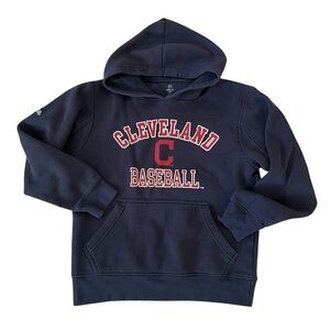 Cleveland Baseball Kids Hoodie, Blue, Size Youth Large